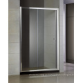 Pantalla de ducha corrediza de vidrio templado de aluminio (HB-420)